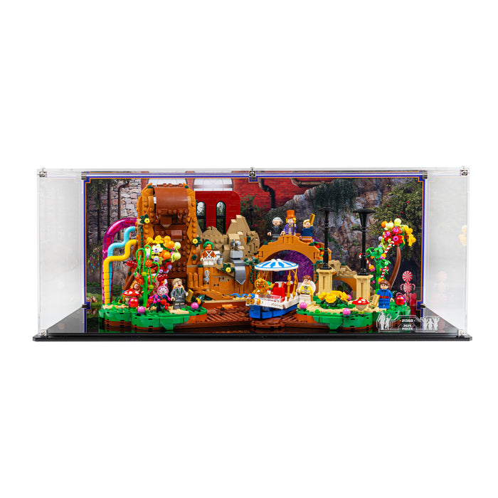 Display Case for LEGO® Ideas: Willy Wonka & the Chocolate Factory (21360)