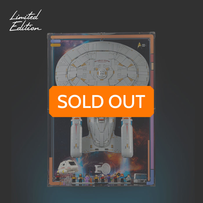 Limited Edition Wall Mounted Display Case for LEGO® Star Trek: U.S.S. Enterprise NCC-1701-D™ (10356)