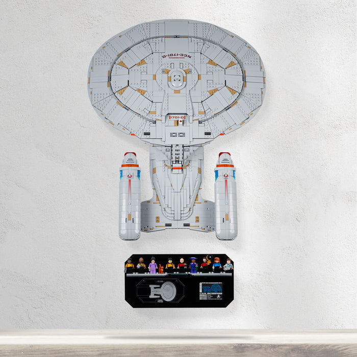 Wall Mounted Display for LEGO® Star Trek: U.S.S. Enterprise NCC-1701-D™ (10356)