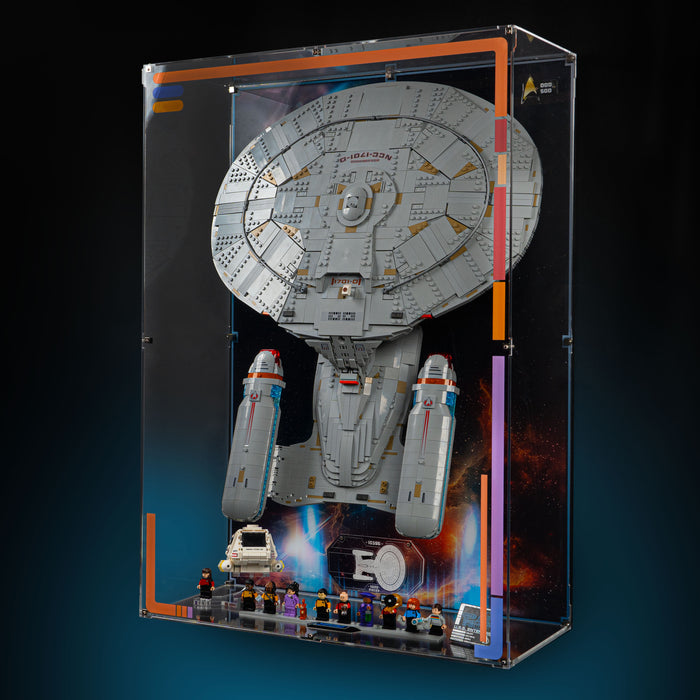 Limited Edition Wall Mounted Display Case for LEGO® Star Trek: U.S.S. Enterprise NCC-1701-D™ (10356)