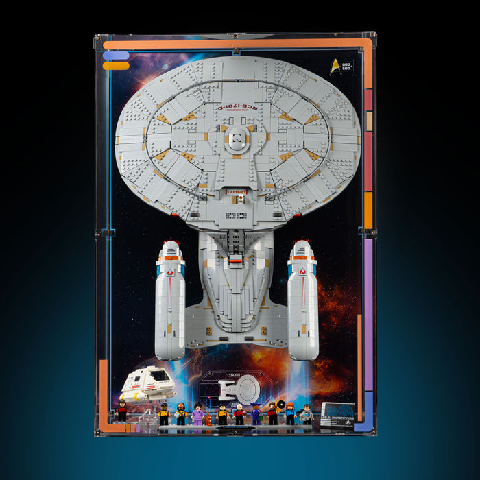 Limited Edition Wall Mounted Display Case for LEGO® Star Trek: U.S.S. Enterprise NCC-1701-D™ (10356)