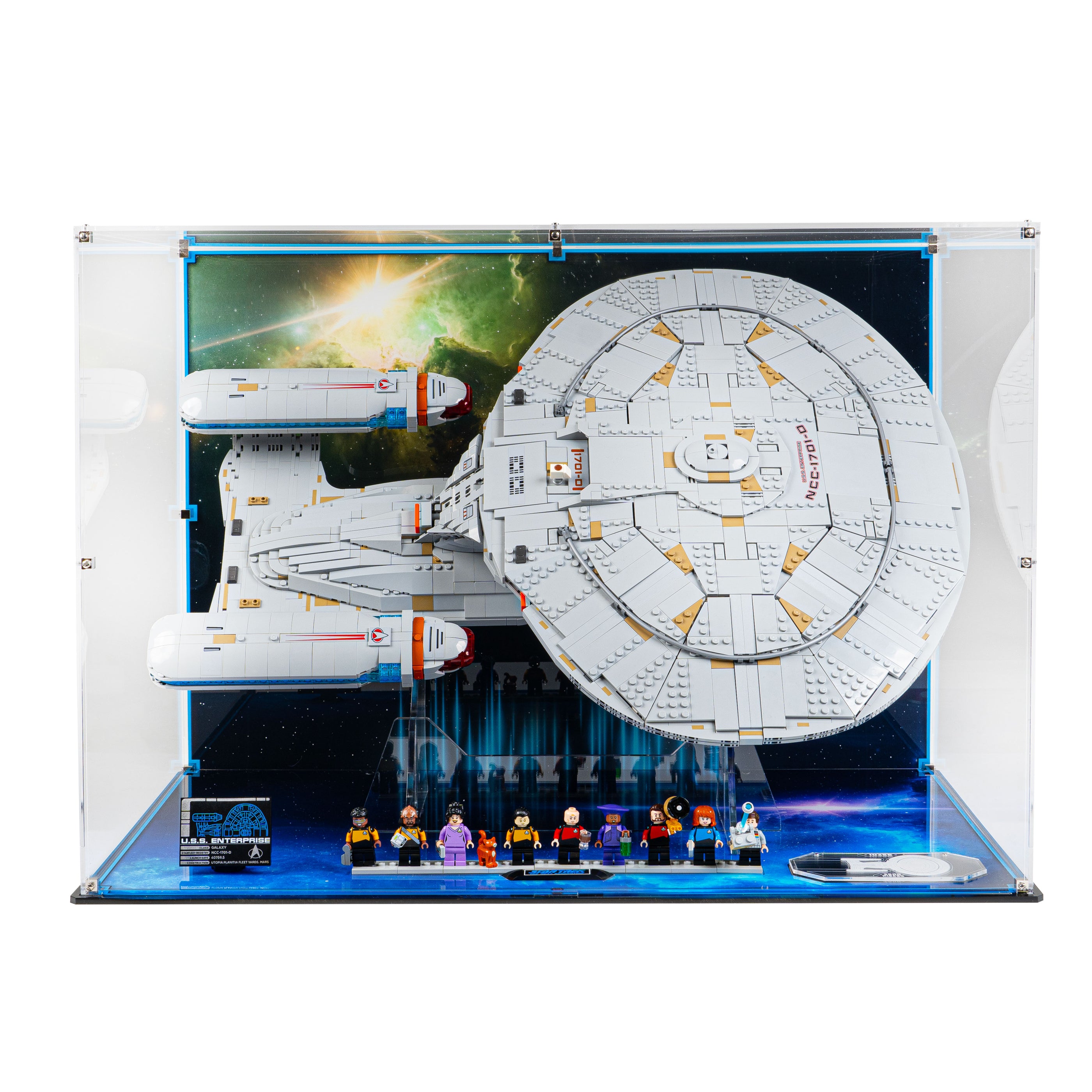 Display Case for LEGO Star Trek U.S.S. Enterprise NCC-1701-D 10356 ...