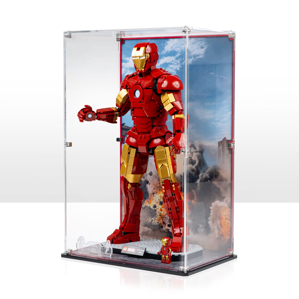 Display Case for LEGO Marvel Iron Man Mark 3 Collectors' Edition