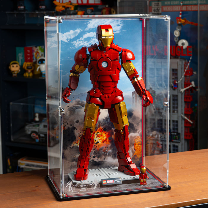 Display Case for LEGO® Marvel: Iron Man Mark 3 Collectors' Edition (76344)
