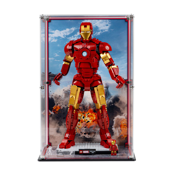 Display Case for LEGO® Marvel: Iron Man Mark 3 Collectors' Edition (76344)