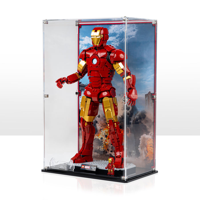Display Case for LEGO® Marvel: Iron Man Mark 3 Collectors' Edition (76344)