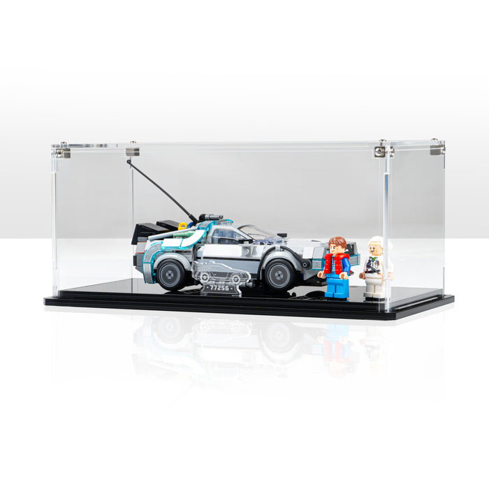 Display Case for LEGO® Speed Champions: Time Machine from Back to the Future (77256)