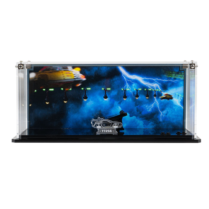 Display Case for LEGO® Speed Champions: Time Machine from Back to the Future (77256)