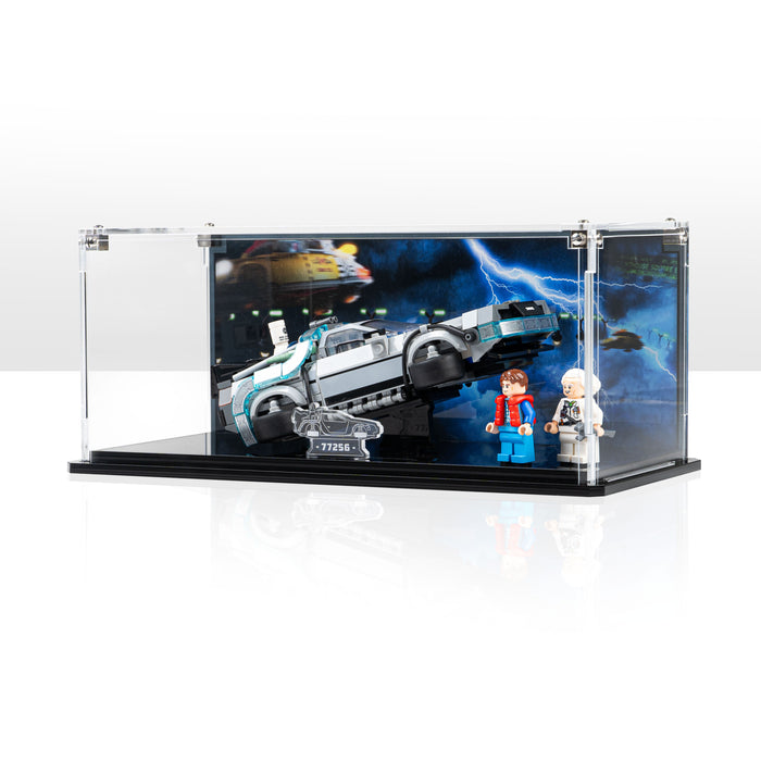 Display Case for LEGO® Speed Champions: Time Machine from Back to the Future (77256)