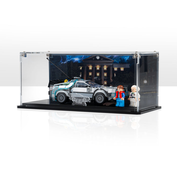 Display Case for LEGO® Speed Champions: Time Machine from Back to the Future (77256)