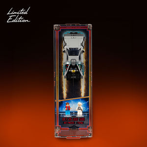 Limited Edition Wall Mounted Display Case for LEGO® Speed Champions: Time Machine from Back to the Future (77256)