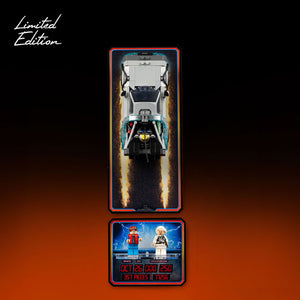 Limited Edition Wall Mounted Display Stand for LEGO® Speed Champions: Time Machine from Back to the Future (77256)