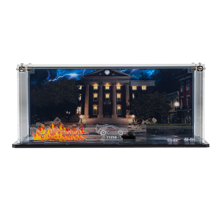 Display Case for LEGO® Speed Champions: Time Machine from Back to the Future (77256)