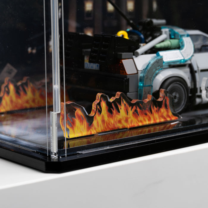 Display Case for LEGO® Speed Champions: Time Machine from Back to the Future (77256)