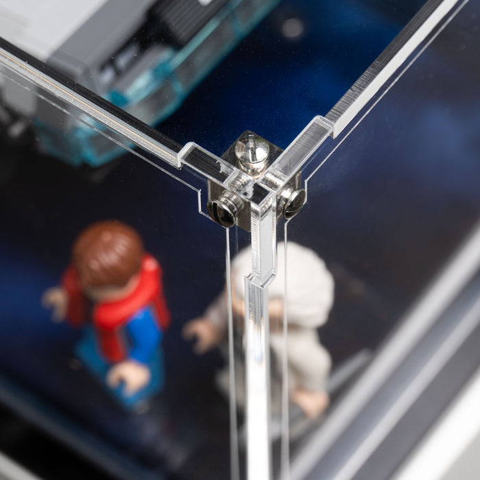 Display Case for LEGO® Speed Champions: Time Machine from Back to the Future (77256)