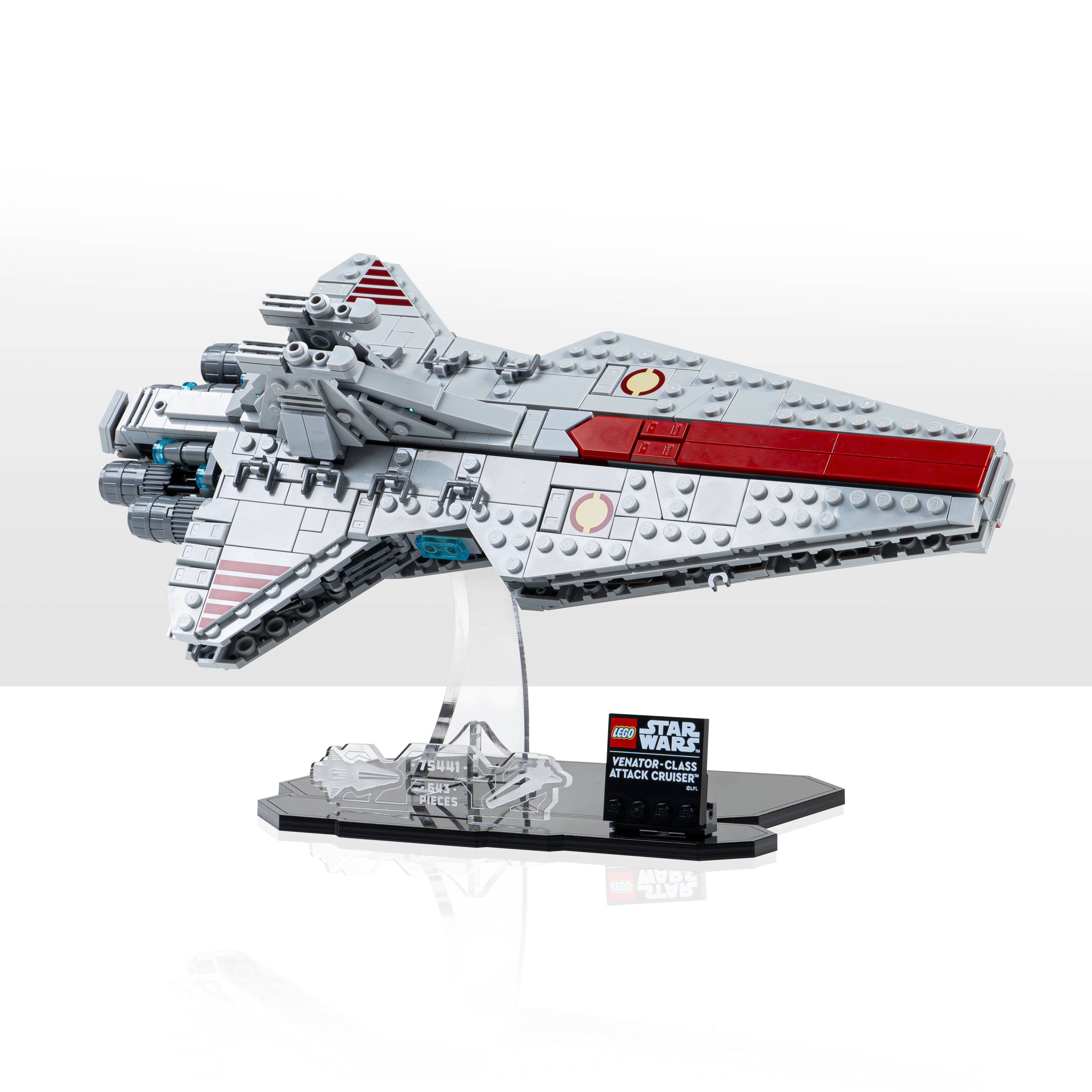 Display Stand for LEGO Star Wars Venator-Class Attack Cruiser