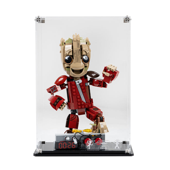 Display Case for LEGO® Marvel: Ravager Jumpsuit Groot (76341)