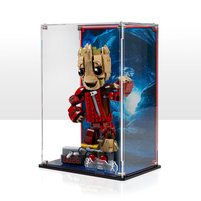 Display Case for LEGO® Marvel: Ravager Jumpsuit Groot (76341)