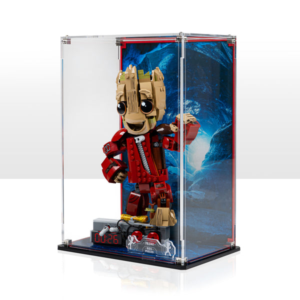 Display Case for LEGO Marvel Ravager Jumpsuit Groot 76341 — Wicked