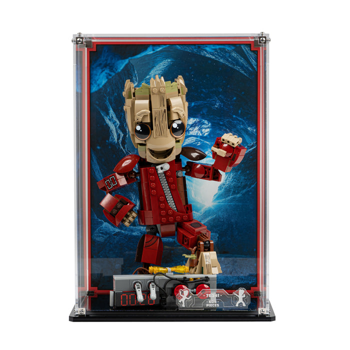 Display Case for LEGO® Marvel: Ravager Jumpsuit Groot (76341)