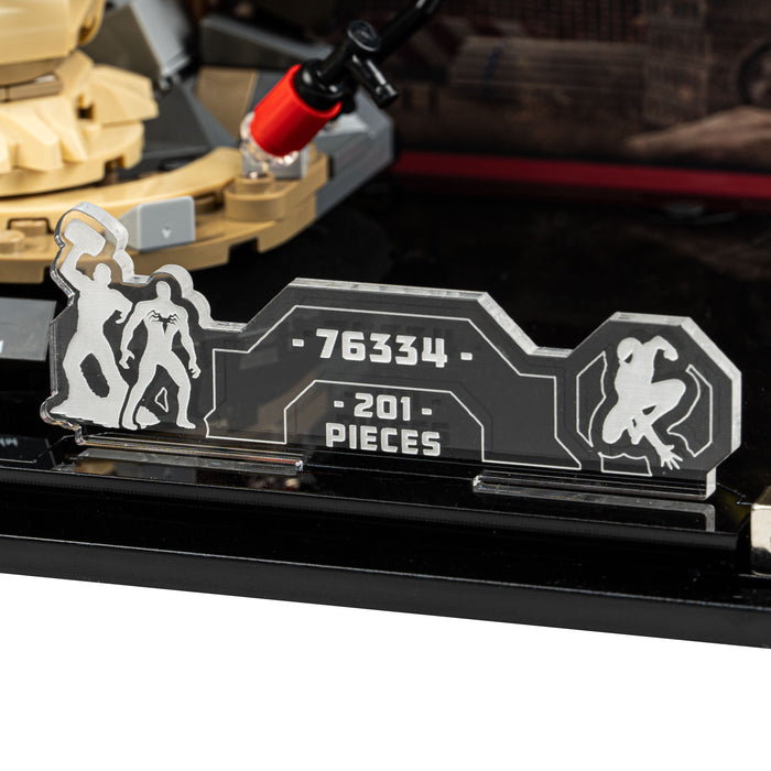 Display Case for LEGO® Marvel: Epic Battle: Spider-Man vs. Sandman (76334)