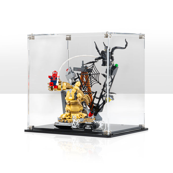 Display Case for LEGO® Marvel: Epic Battle: Spider-Man vs. Sandman (76334)