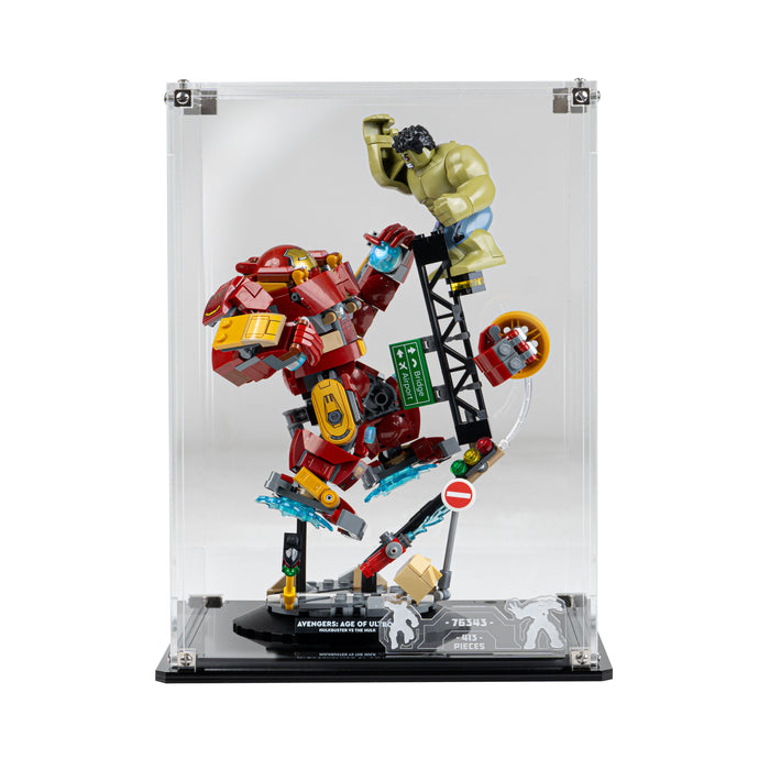 Display Case for LEGO® Marvel: Epic Battle: Hulkbuster vs. The Hulk (76343)
