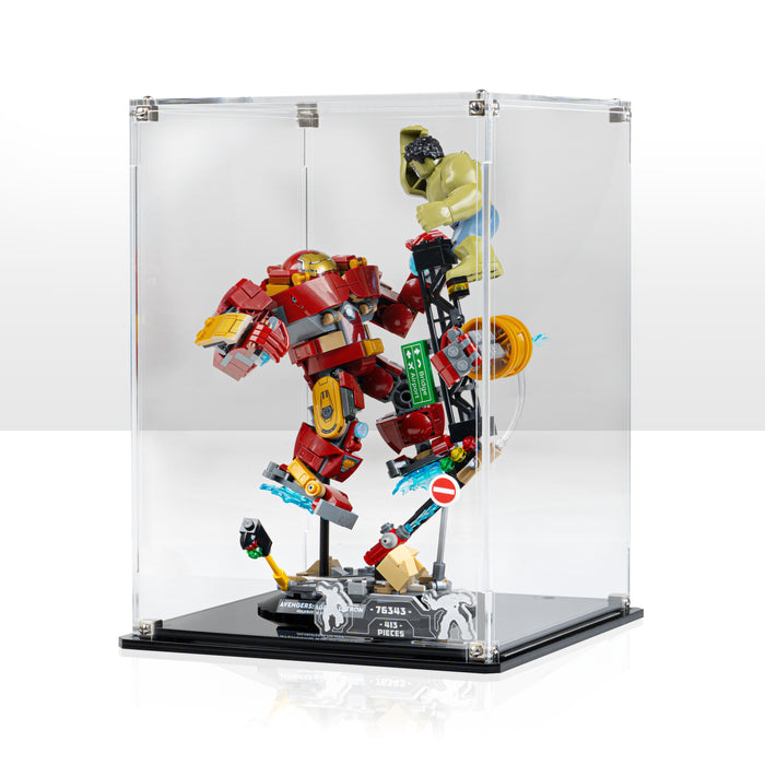 Display Case for LEGO® Marvel: Epic Battle: Hulkbuster vs. The Hulk (76343)