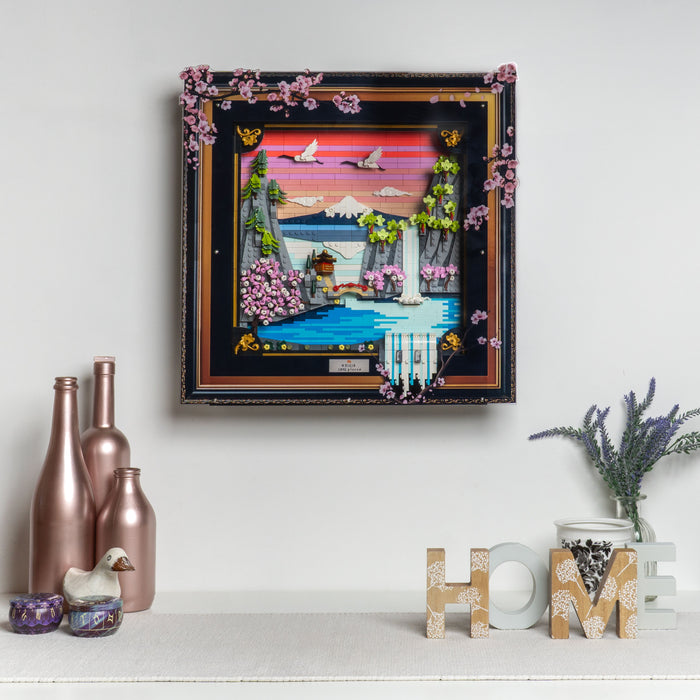 Display Case for LEGO® Art: Japanese Cherry Blossom Landscape (31218)