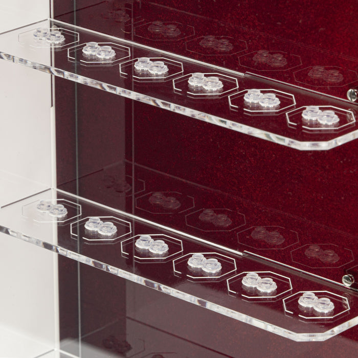 Wall Mounted Display Case for LEGO® Marvel: Brick-Built Marvel Logo & 124 Minifigures (76313)