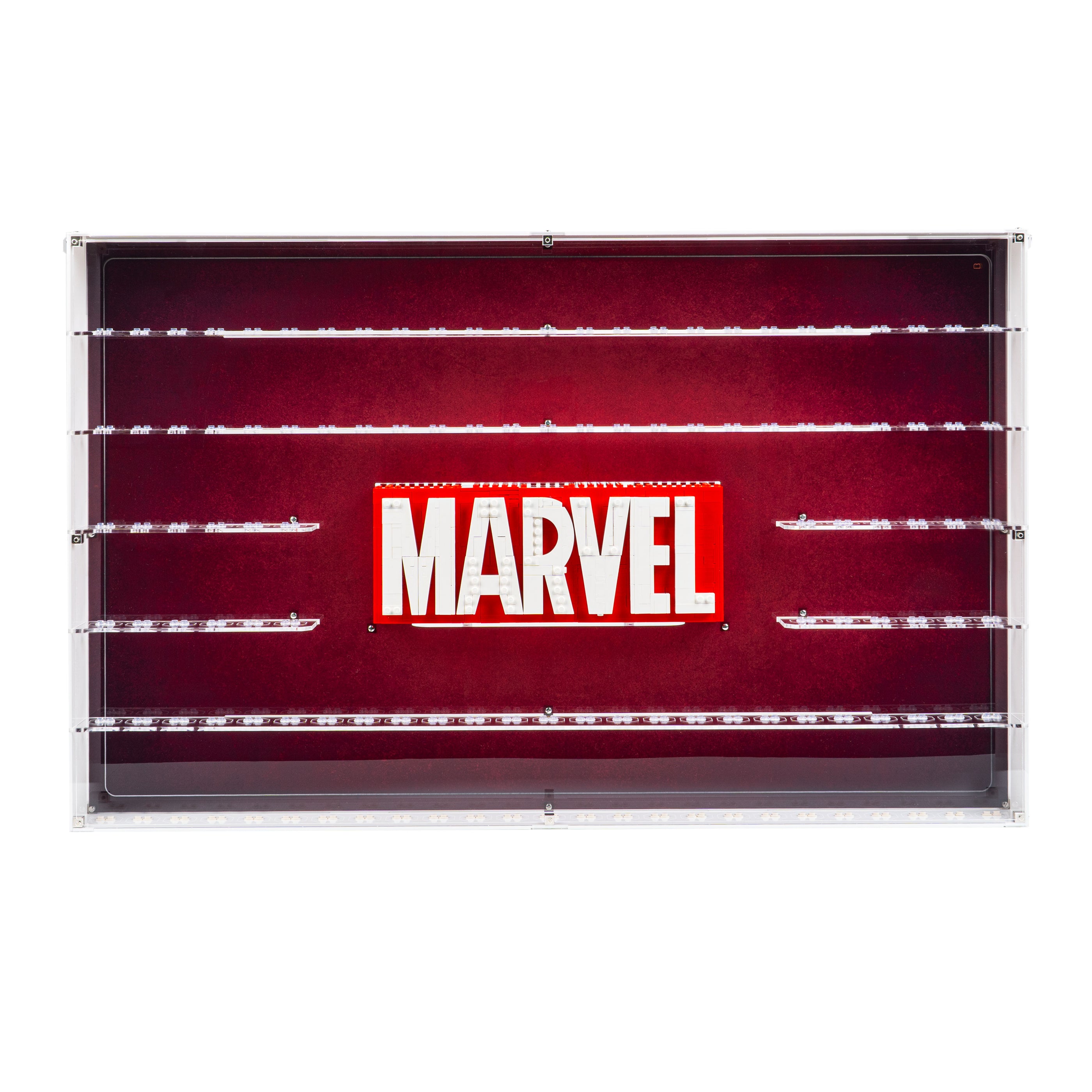 Display Case for LEGO Marvel Brick-Built Marvel Logo Minifigures 76313 ...