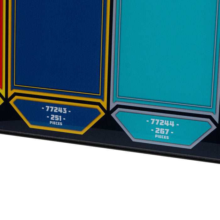 Wall Mountable Display Stand for 10 x LEGO® Speed Champions: Formula 1 Range