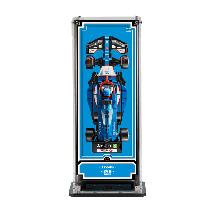 Wall Mountable Display Case for LEGO® Speed Champions: Formula 1 Range