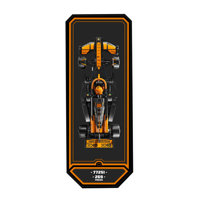 Wall Mountable Display Plinth for LEGO® Speed Champions: Formula 1 Range