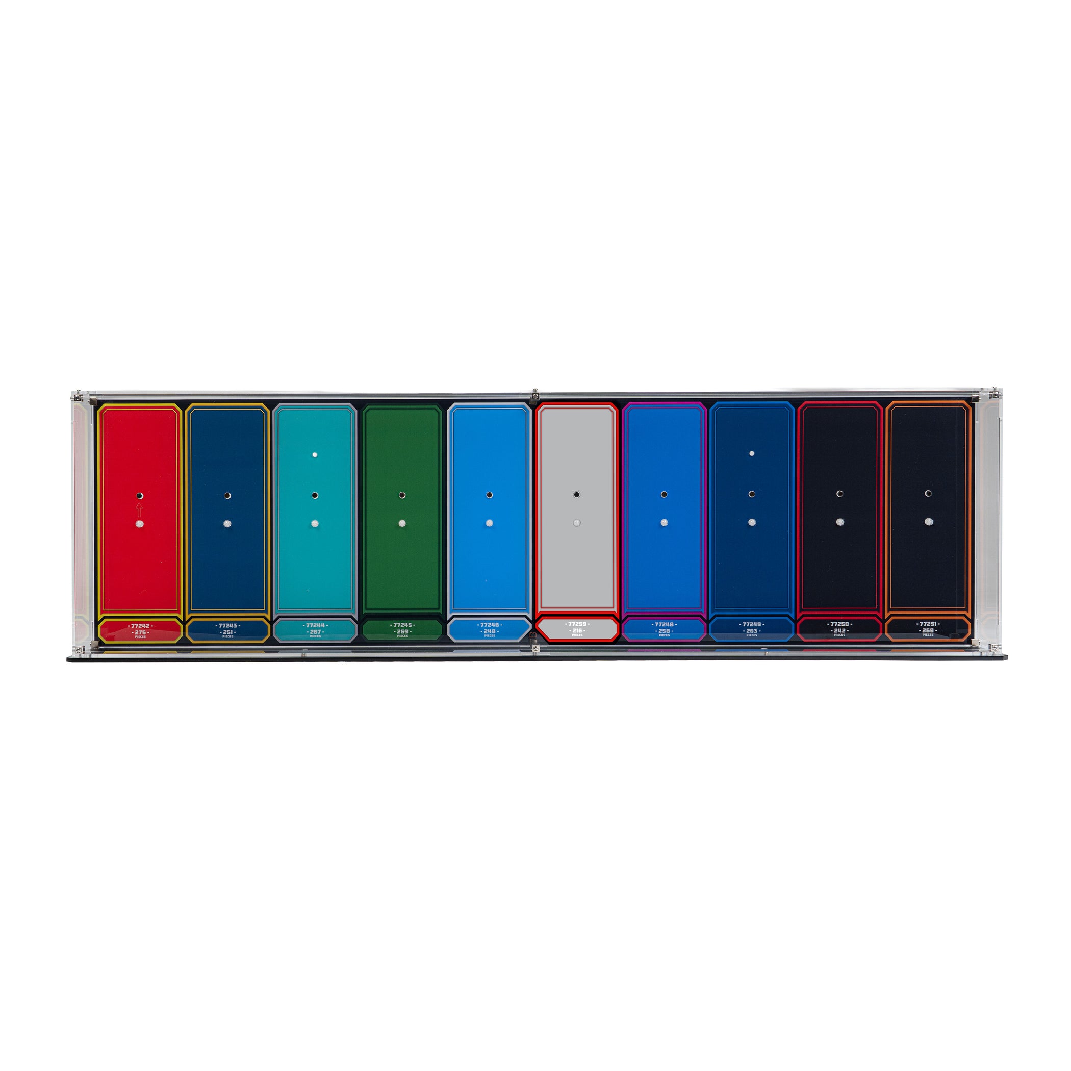 Display Case for 10 x LEGO Speed Champions Formula 1 Range — Wicked Brick