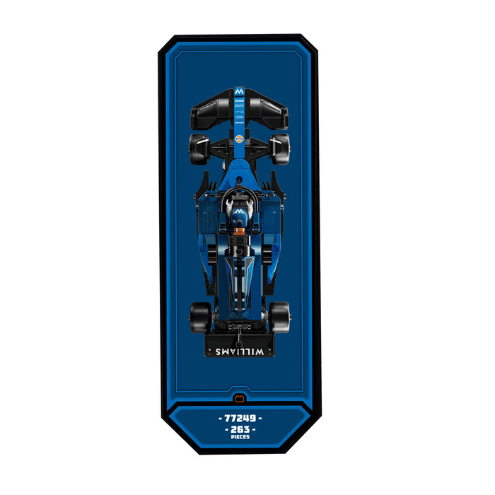 Wall Mountable Display Plinth for LEGO® Speed Champions: Formula 1 Range