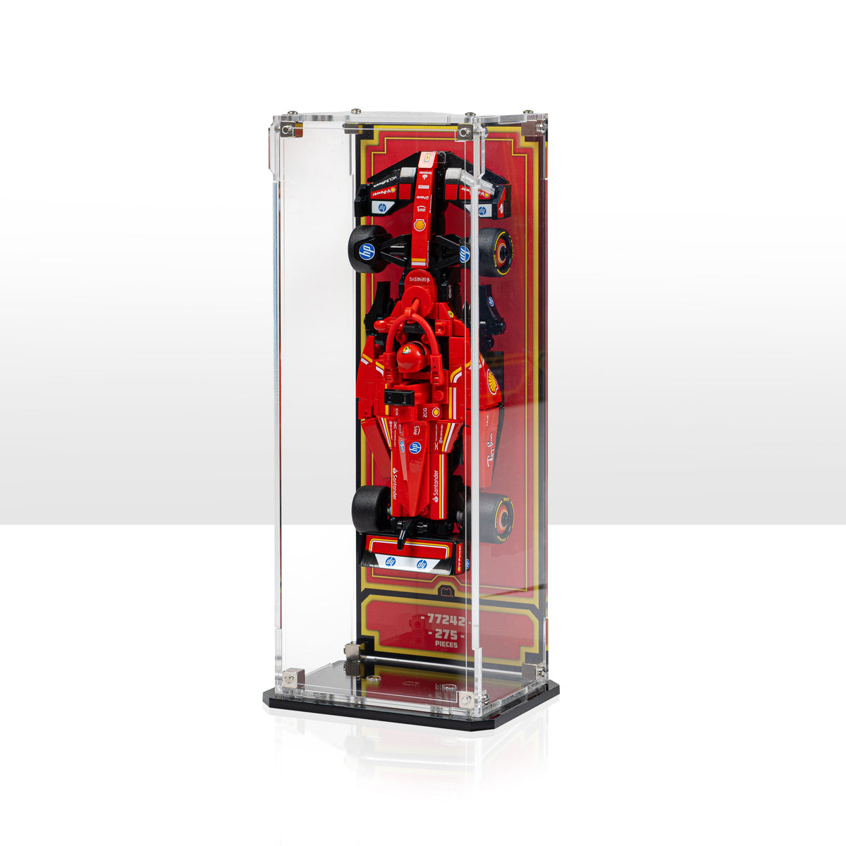 Wall Mountable Display Case for LEGO Speed Champions Formula 1