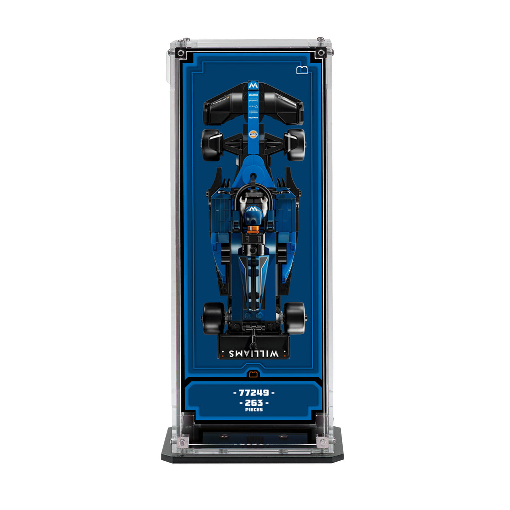 Wall Mountable Display Case for LEGO Speed Champions Formula 1
