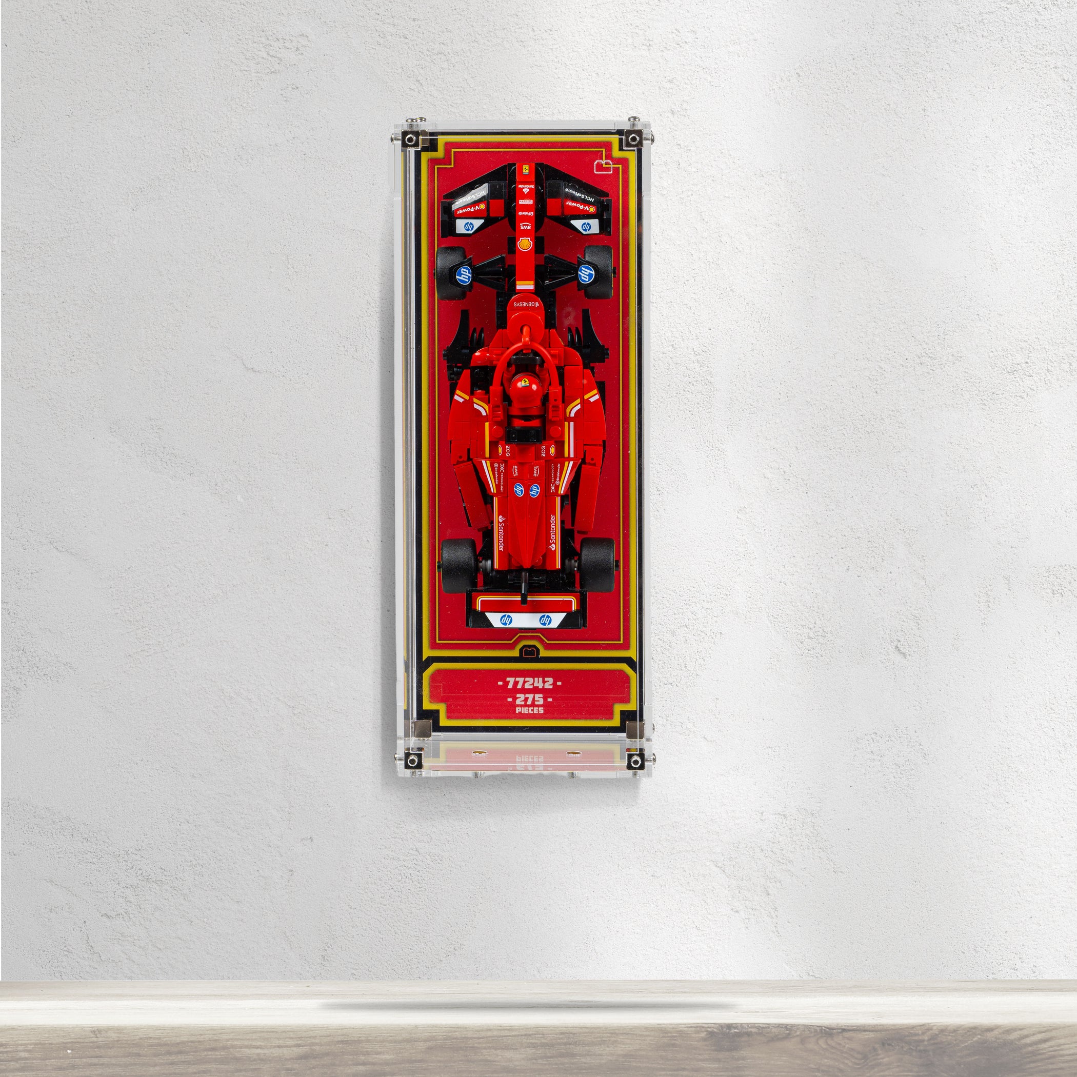 Wall Mountable Display Case for LEGO Speed Champions Formula 1 Range ...
