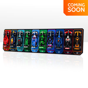 Wall Mounted Display Stand for 10 x LEGO® Speed Champions: Formula 1 Range