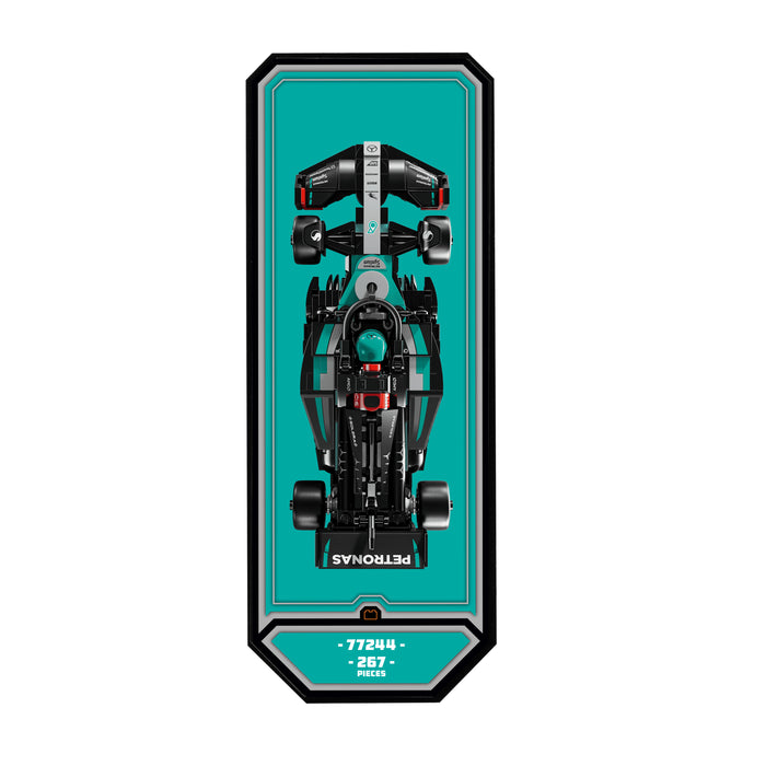 Wall Mountable Display Plinth for LEGO® Speed Champions: Formula 1 Range