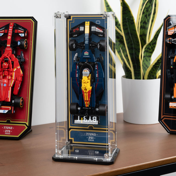 Wall Mountable Display Case for LEGO® Speed Champions: Formula 1 Range