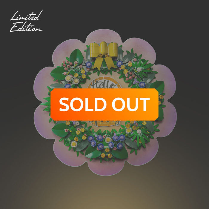 Limited Edition Wall Mounted Display Stand for LEGO® Spring Wreath (40957)