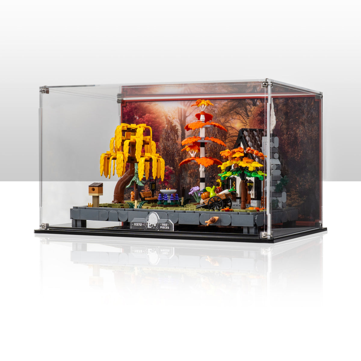 Display Case for LEGO Icons Autumn Cottage Garden 11372 — Wicked Brick