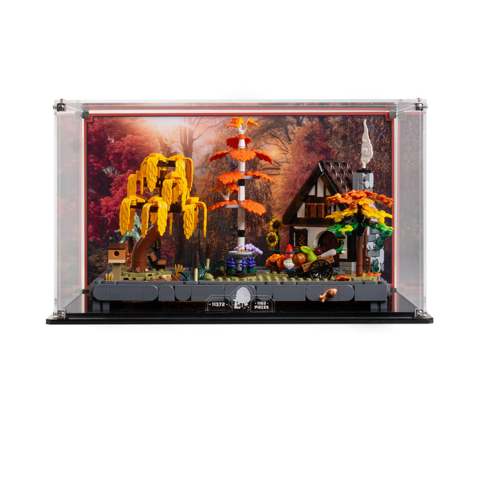 Display Case for LEGO® Icons: Autumn Cottage Garden (11372)
