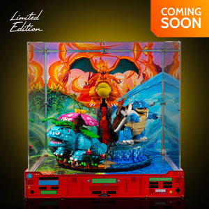 Limited Edition Display Case for LEGO® Pokémon™: Venusaur, Charizard and Blastoise (72153)