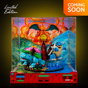 Limited Edition Display Case for LEGO® Pokémon™: Venusaur, Charizard and Blastoise (72153)