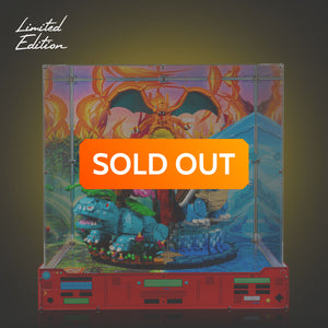 Limited Edition Display Case for LEGO® Pokémon™: Venusaur, Charizard and Blastoise (72153)