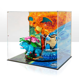 Display Case for LEGO® Pokémon™: Venusaur, Charizard and Blastoise (72153)