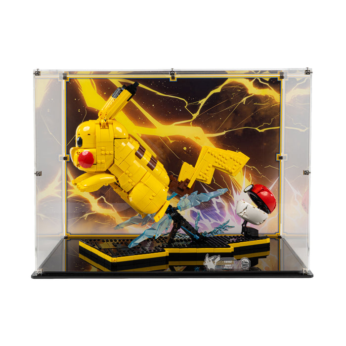 Display Case for LEGO® Pokémon™: Pikachu and Poké Ball (72152)